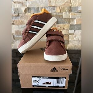 Adidas Grand Court (Chip & Dale/Disney) CF, 10C, Brown & Yellow